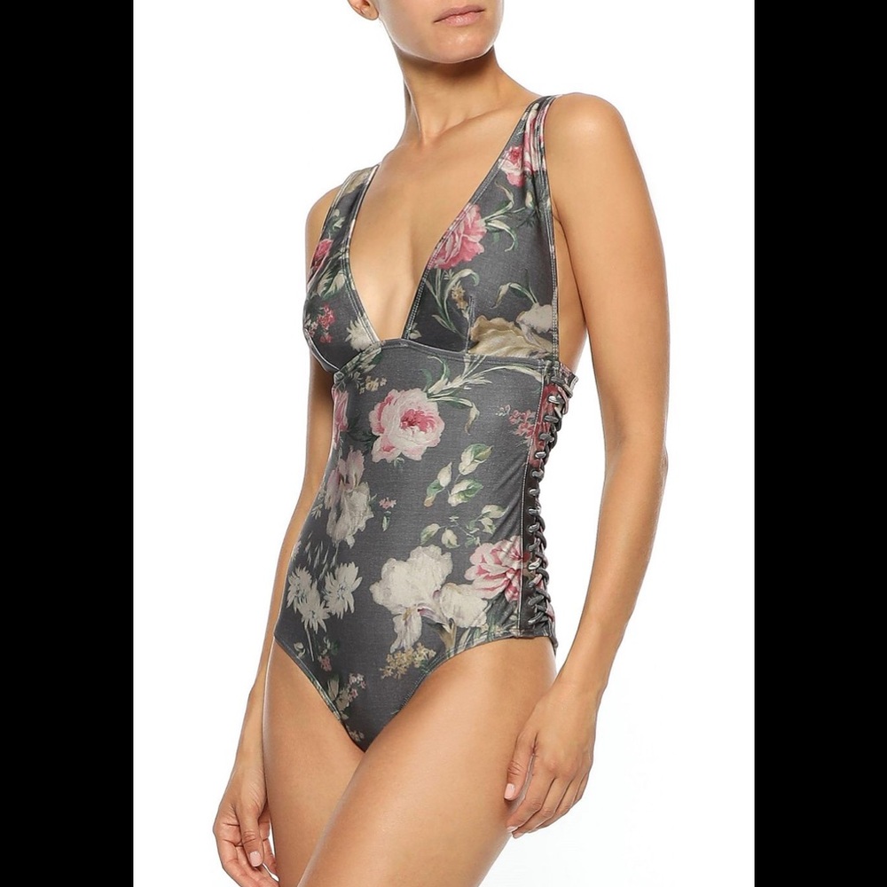 Zimmermann Iris Lace One Piece Swimwear